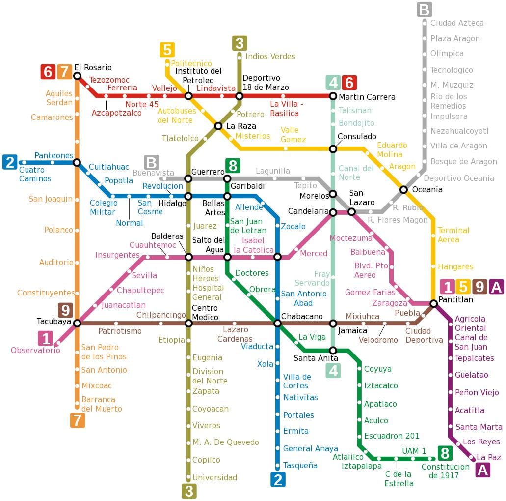 Мексико сити картата корк