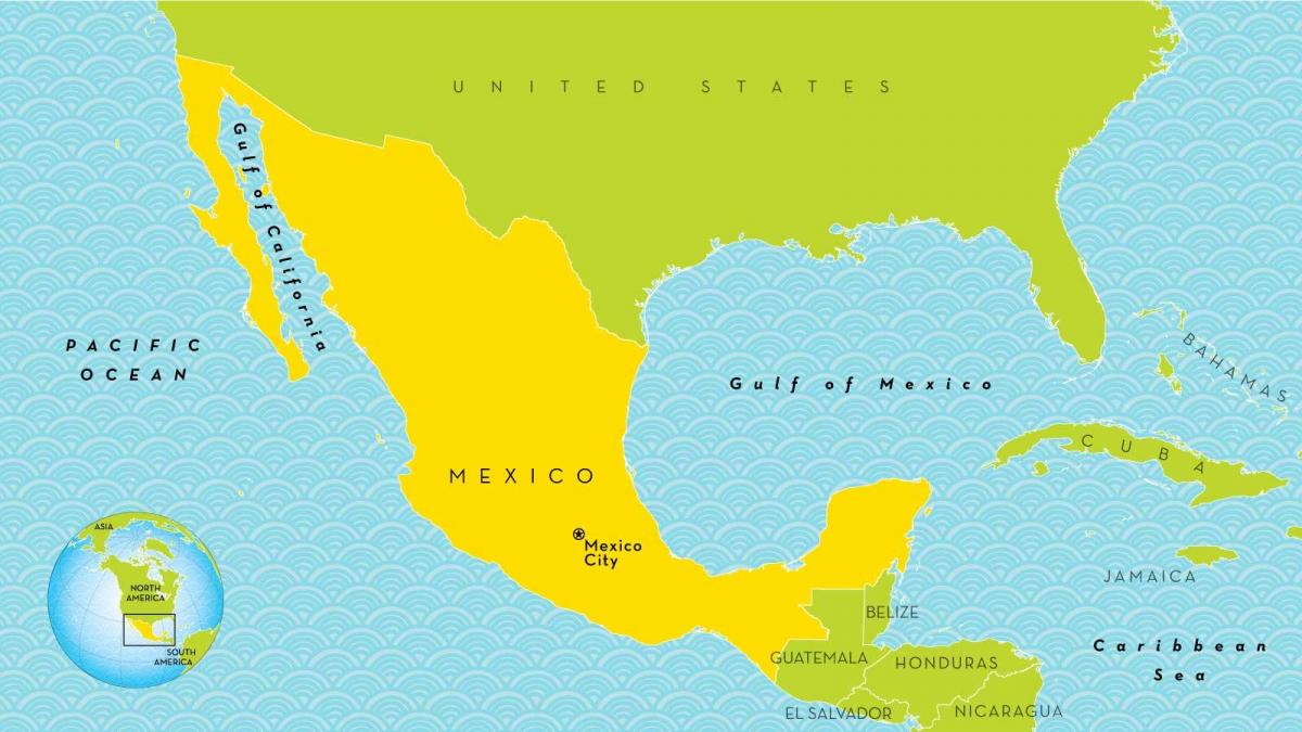 карта на Мексико сити