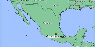 Карта Куаутемок Мексико 