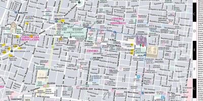 Карта на улиците на Мексико сити 